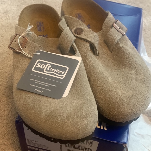 birkenstock boston clog - taupe - Picture 1 of 2